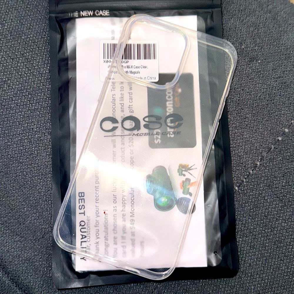 iPhone 15 Pro Max clear jelly case